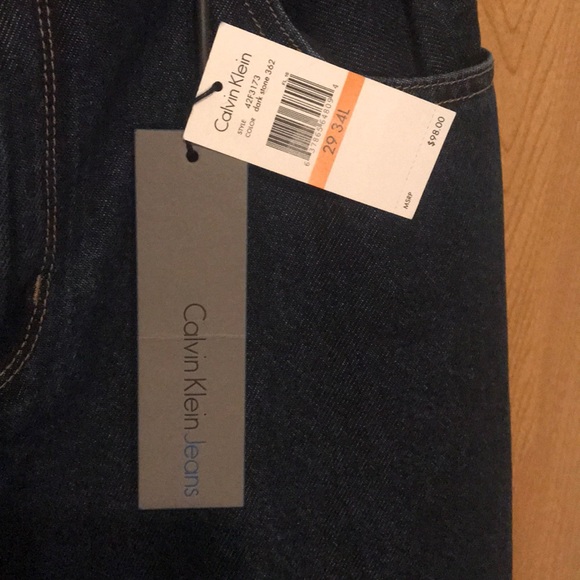 Calvin Klein extreme wide fringed jeans Sz 29x34 - Picture 3 of 8